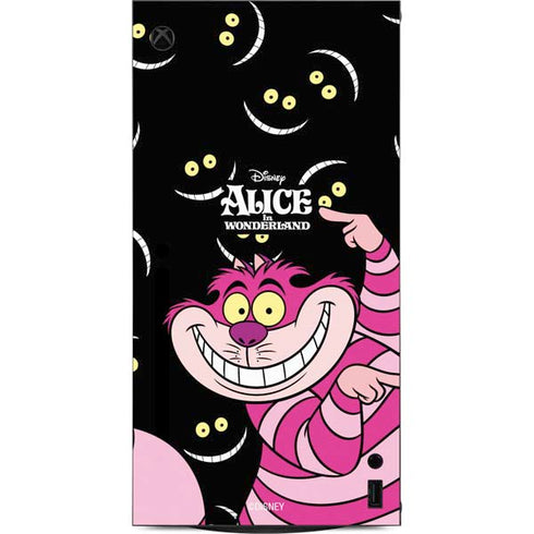 Disney Alice in Wonderland Cheshire Cat XBox Series X Digital Edition Console Skin
